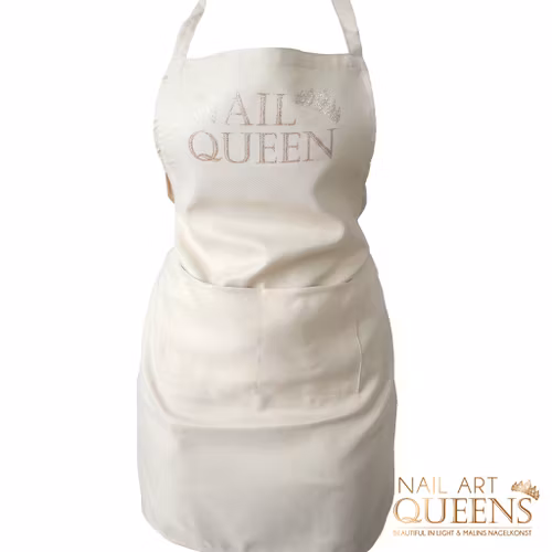 Apron nude & gold