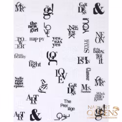 Stickers text