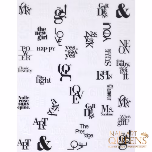 Stickers text
