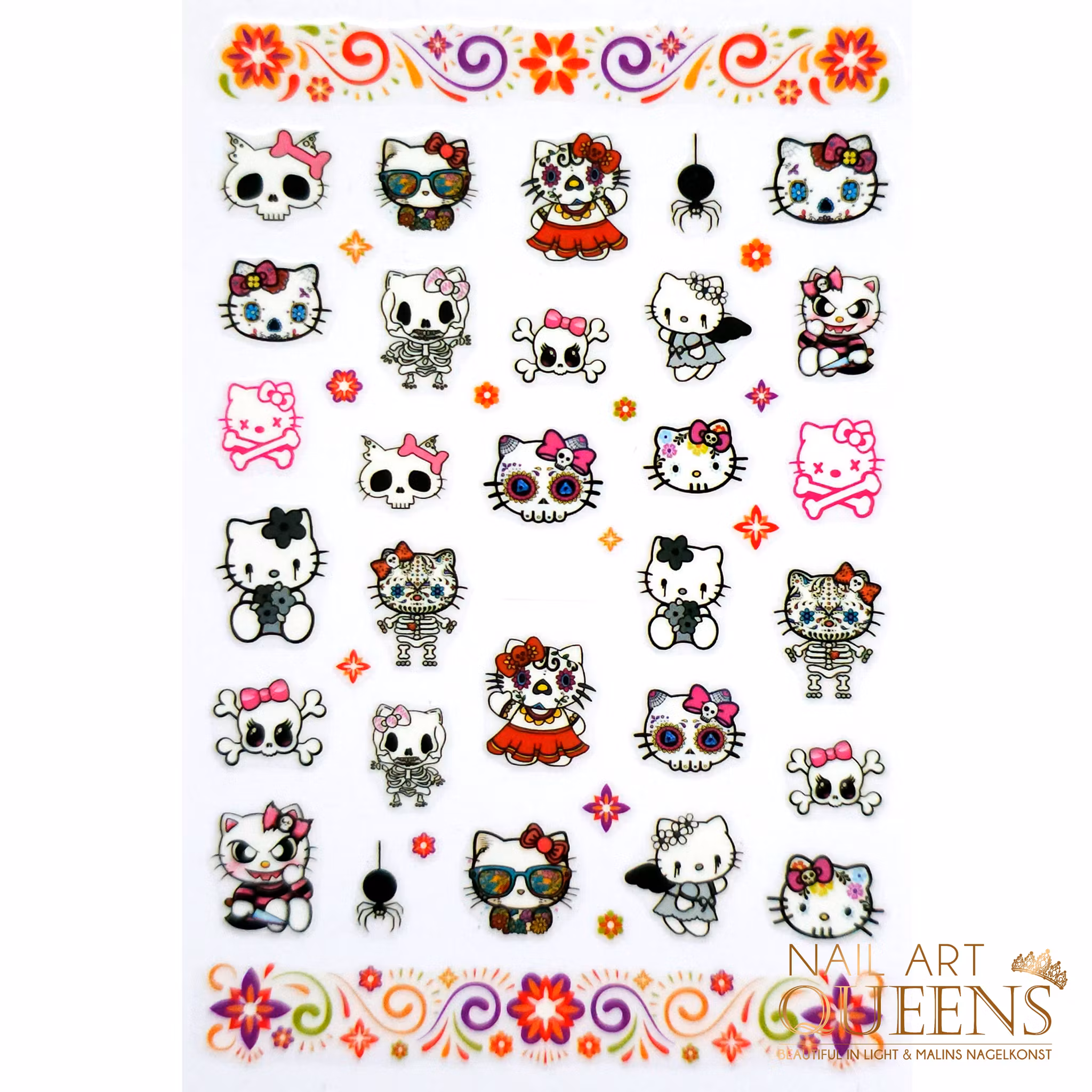 Stickers Hello Kitty Skulls