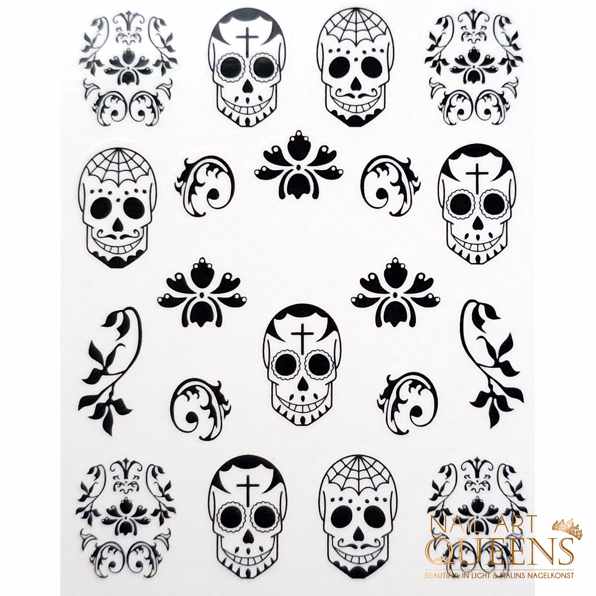 Stickers Sculls and patterns