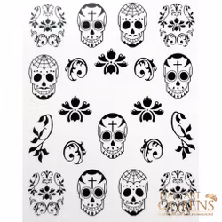 Stickers Sculls and patterns