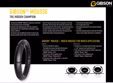 GIBSON Mousse Bak 18" - 19"