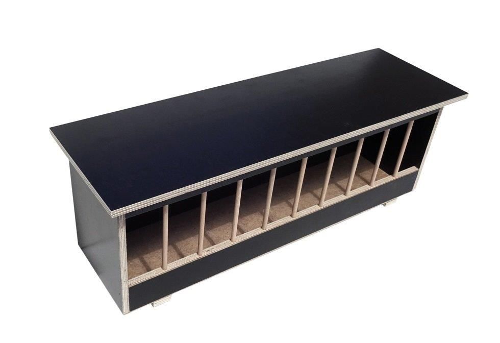 Matråg vattentät svart plywood-125cm
