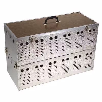 Transport bur Aluminium korgar -10 fack