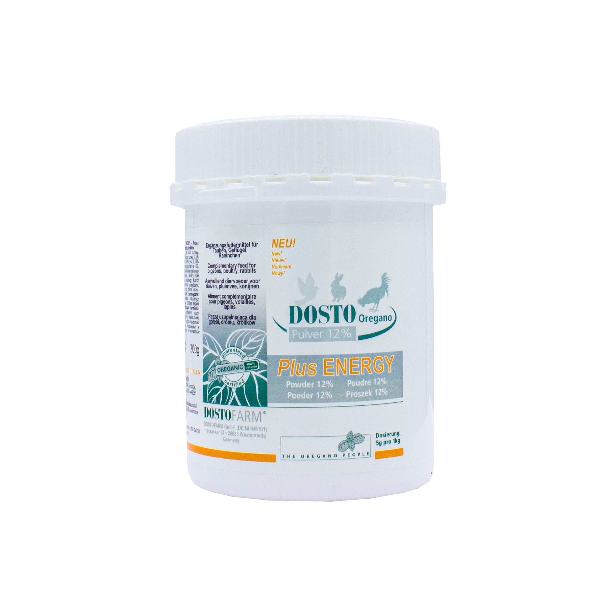 Dosto Oregano Powder 12% + Plus ENERGY