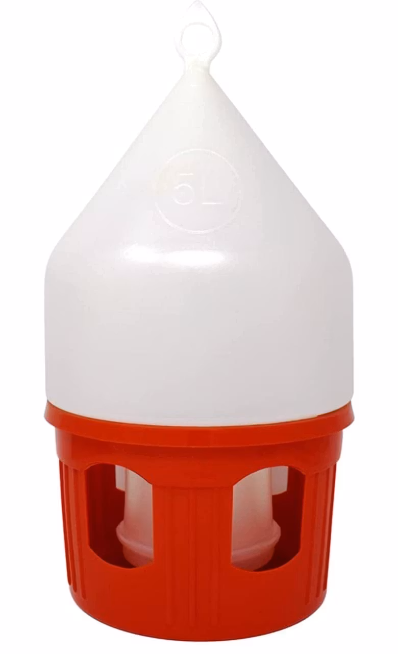 Vatten automat till duvor Röd/Vit-3,5L