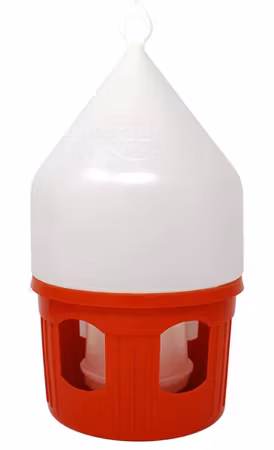 Vatten automat till duvor Röd/Vit-3,5L