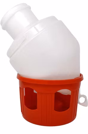 Vatten automat till duvor Röd/Vit-3,5L