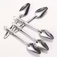 5-pack Matningsskedar i Rostfritt Stål för papegojan