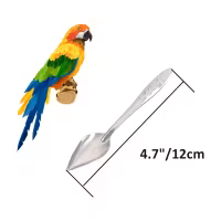 5-pack Matningsskedar i Rostfritt Stål för papegojan