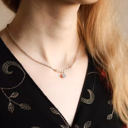 Halsband Med Swarovski Pärlor - Lättheten L