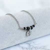 Kort Halsband Med Onyx - Viljan V
