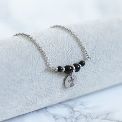 Kort Halsband Med Onyx - Viljan V