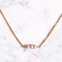 Sötvattenspärlor Halsband - Korallen K
