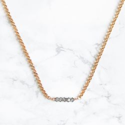 Tunt Halsband Med Kristaller - Enkelheten P