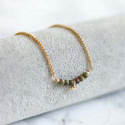 Guldpläterat Halsband Med Pärlor - Kastanjen K