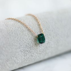 Tunt Grön Kristall Halsband - Hoppet V