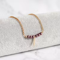 Tunt Och Elegant Halsband Med Pärlor - Juli L