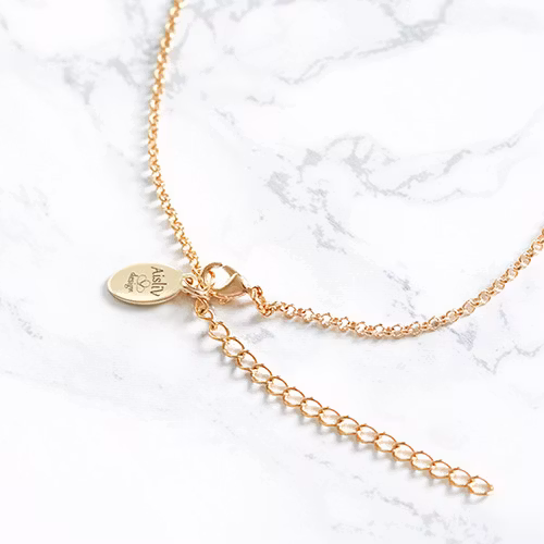 Stilrent Halsband Med Blått Hänge - Kusten K
