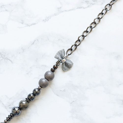 Hematit Och Pyrit Halsband - Jorden Z