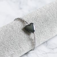 Armband Med Hematit Hjärta - Ån U