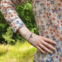 Tunt Armband Med Pärlor - Resan K