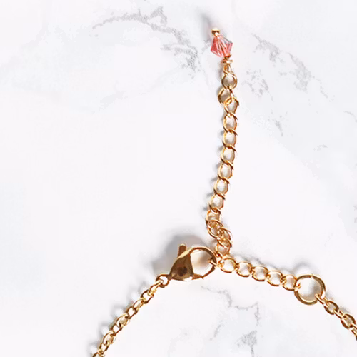 Stiligt Kristallarmband - Flamingon F
