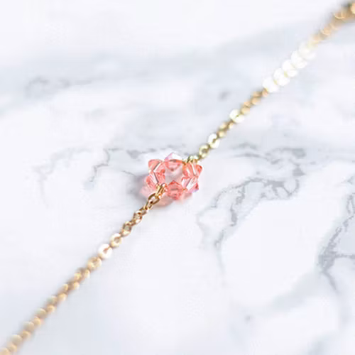 Stiligt Kristallarmband - Flamingon F