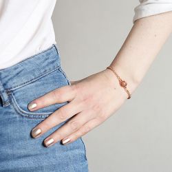 Tunt Armband Med Solsten - Glansen S