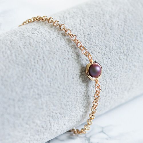 Enkelt Armband Med Pärla - Inspirationen I