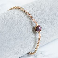 Enkelt Armband Med Pärla - Inspirationen I