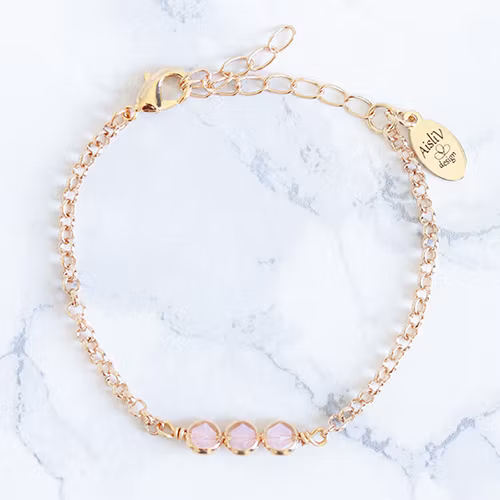 Guldpläterat Tunt Armband - Vänskapen D