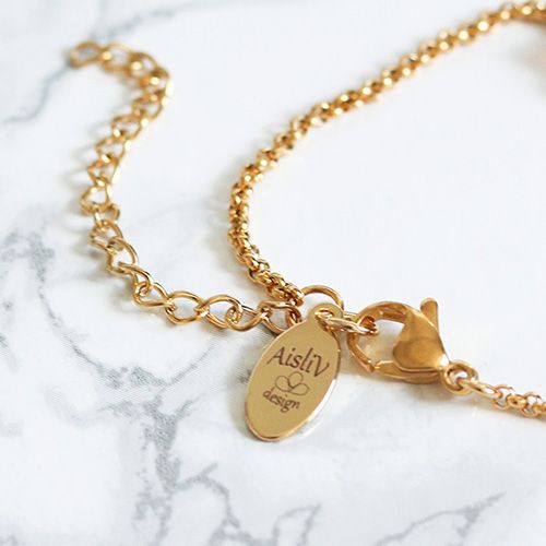 Guldpläterat Armband Med Kristaller - Augusti R