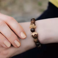 Armband Med Bruna Stenar - Ekollonet G