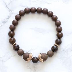 Armband Med Bruna Stenar - Ekollonet G