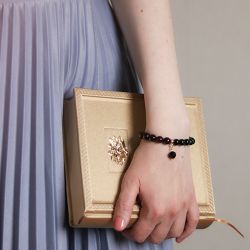 Stenarmband Med Kristall Hänge - September R