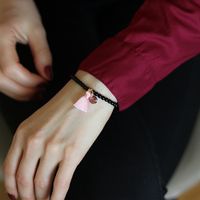 Armband Med Rosa Berlocker - Drömmen S