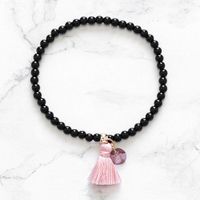 Armband Med Rosa Berlocker - Drömmen S