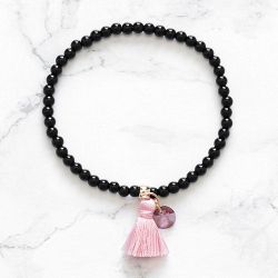 Armband Med Rosa Berlocker - Drömmen S