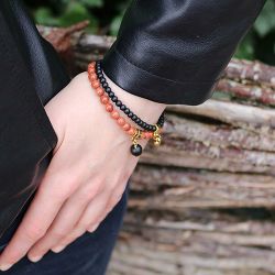 Shungit Och Guldsten Armbandset - Staren V