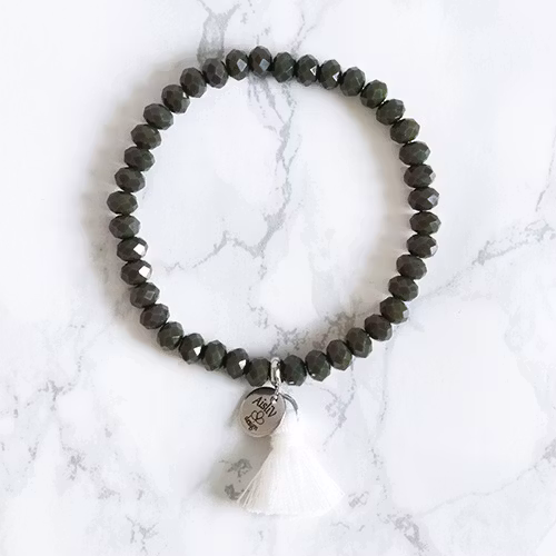 Armbandset I Grön Och Vit - Selaginella S