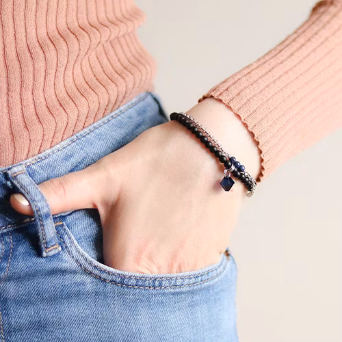 Armbandset I Blå Och Svart - Stabiliteten S