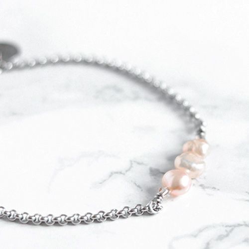 Tunt Sötvattenspärlor Armband - Livet G