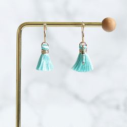 Tofs Örhängen I Turkos Färg - Kreativitet K