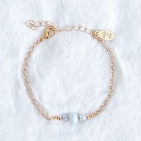 Stilrent Guldpläterat Armband - Månen M