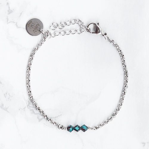 Tunt Kristall Armband - Vattenfallet K