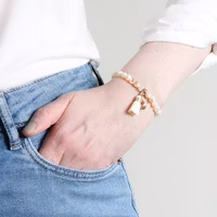 Berlockarmband Med Pärlor - Dagsljuset DS