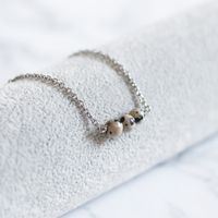 Halsband Med Dalmatiner Jaspis - Känslan J
