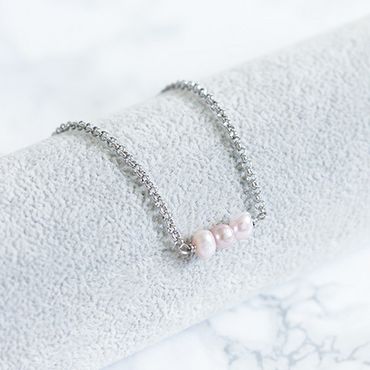 Sötvattenspärlor Halsband  - Graciös Vågen GB